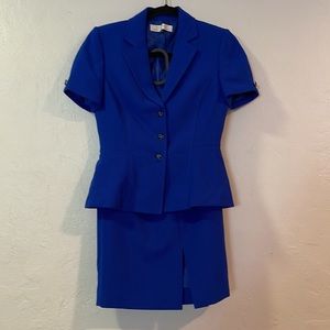 Tahari 2 Piece Blue Dress